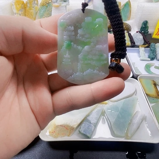 未镶嵌挂件翡翠翡翠