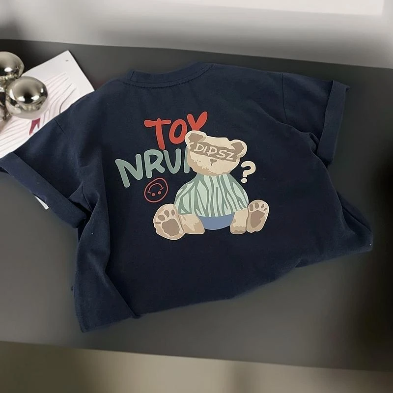 儿童新款卡通动漫圆领夏季短袖T恤休闲百搭童装上衣男童半袖潮流