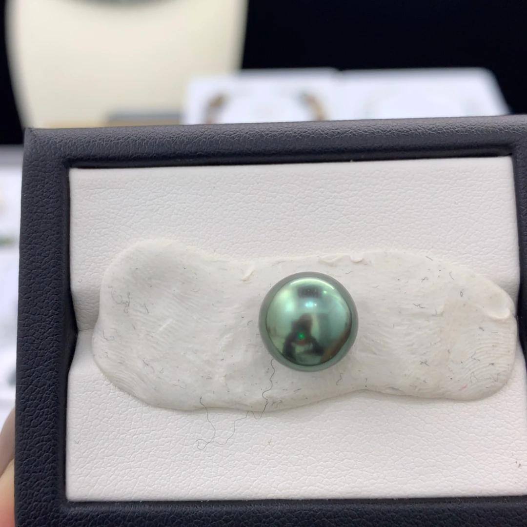 未镶嵌裸珠定制海水珍珠10.4-10.5MM色标彩虹珠