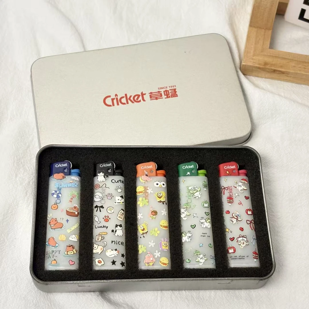 cricket/草蜢高颜值可爱防爆卡通风格打火机男生礼物