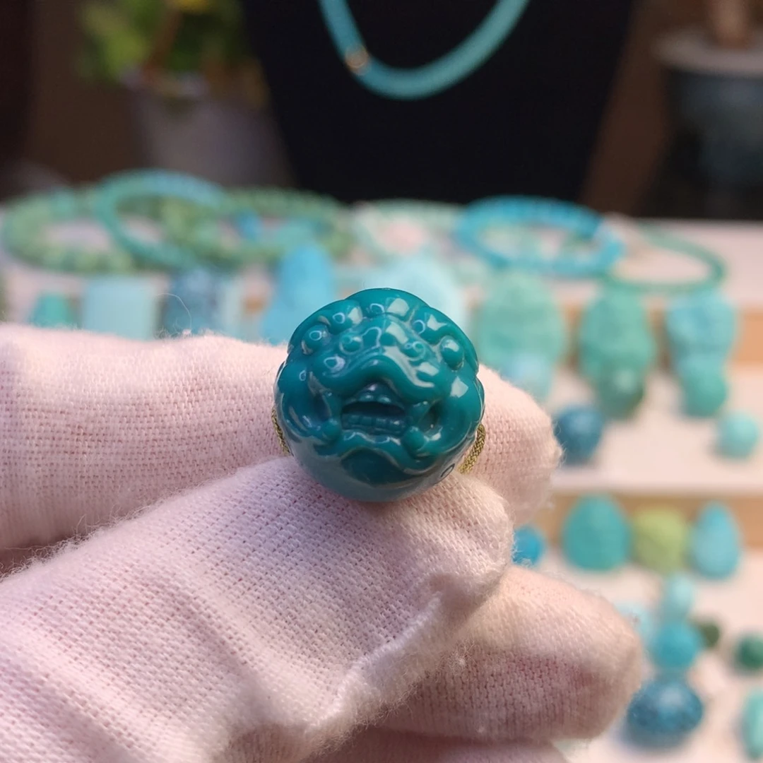 绿松石珠宝奇石未镶嵌