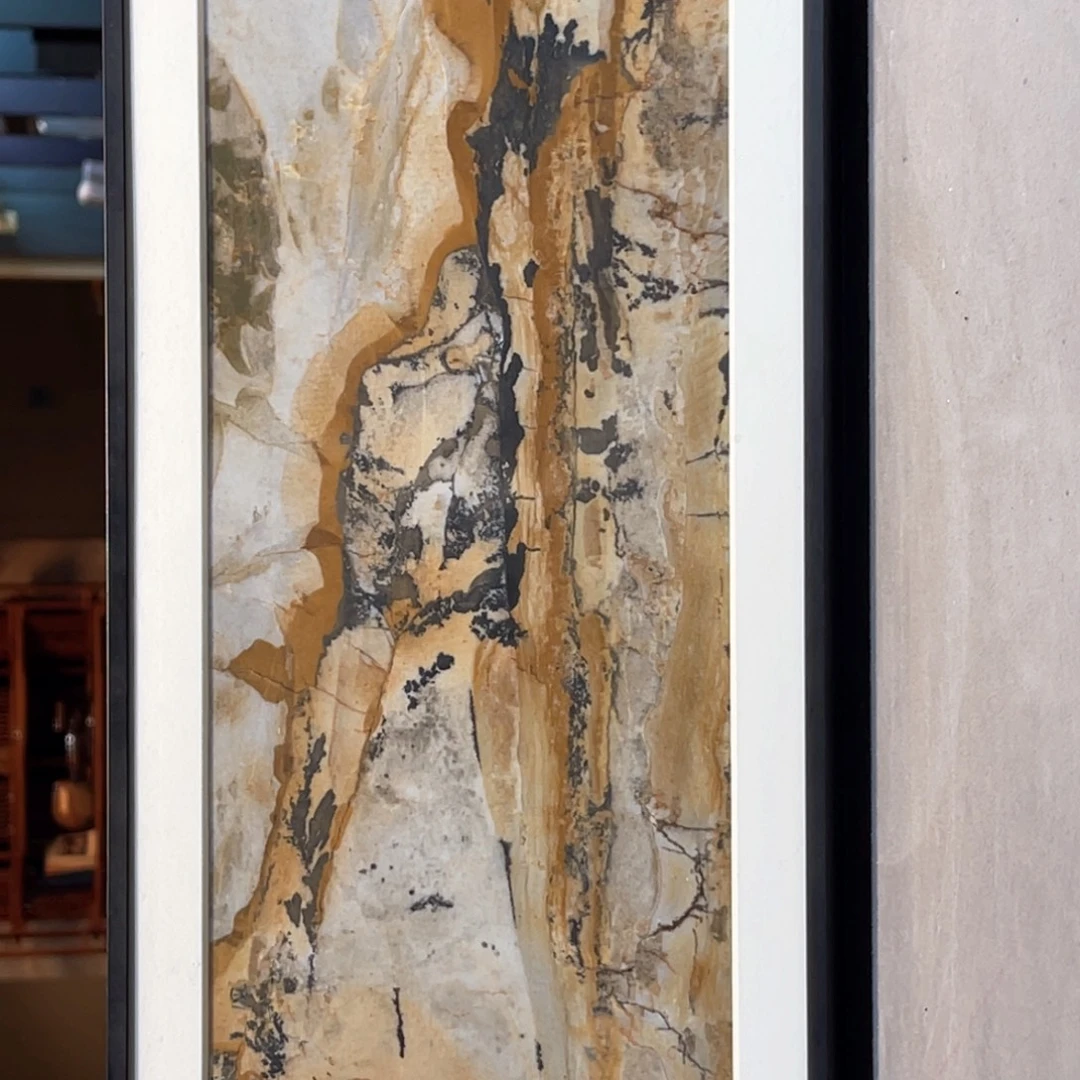 彩石三峡清江画面石