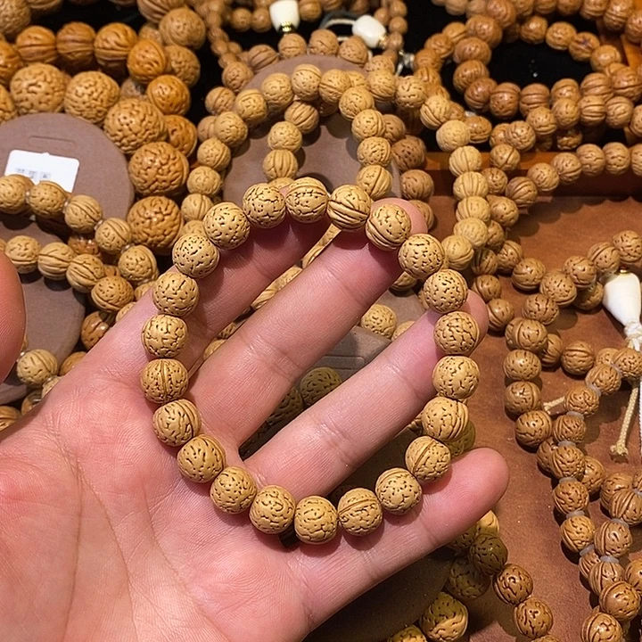 手串桃核12野生小桃核