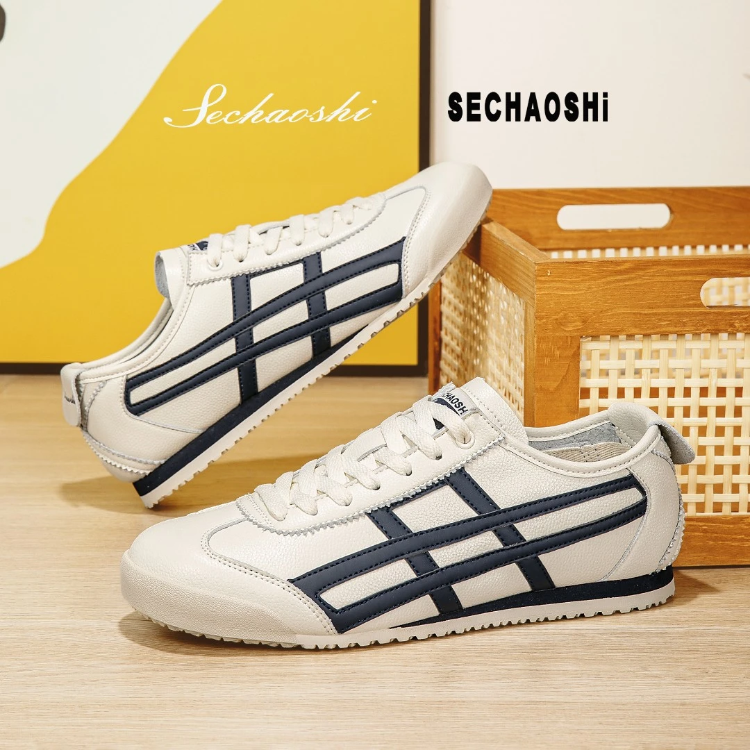 2025瑟潮仕男鞋女鞋百搭皮面阿甘鞋德训鞋软底真皮平底情侣鞋男款