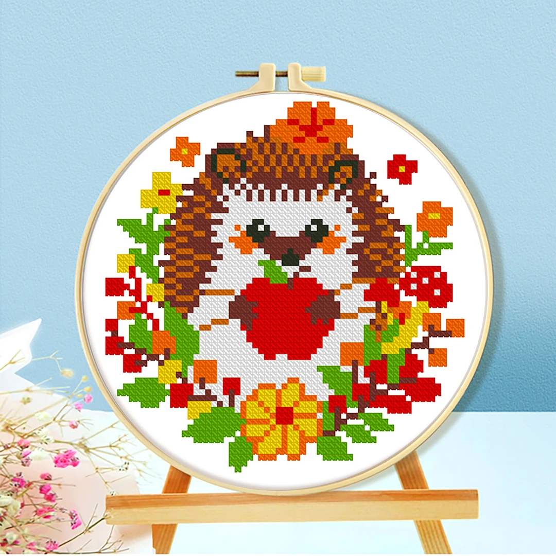 【买三送一】爱阁十字绣小动物合集现代简约可爱客厅玄关手工线绣