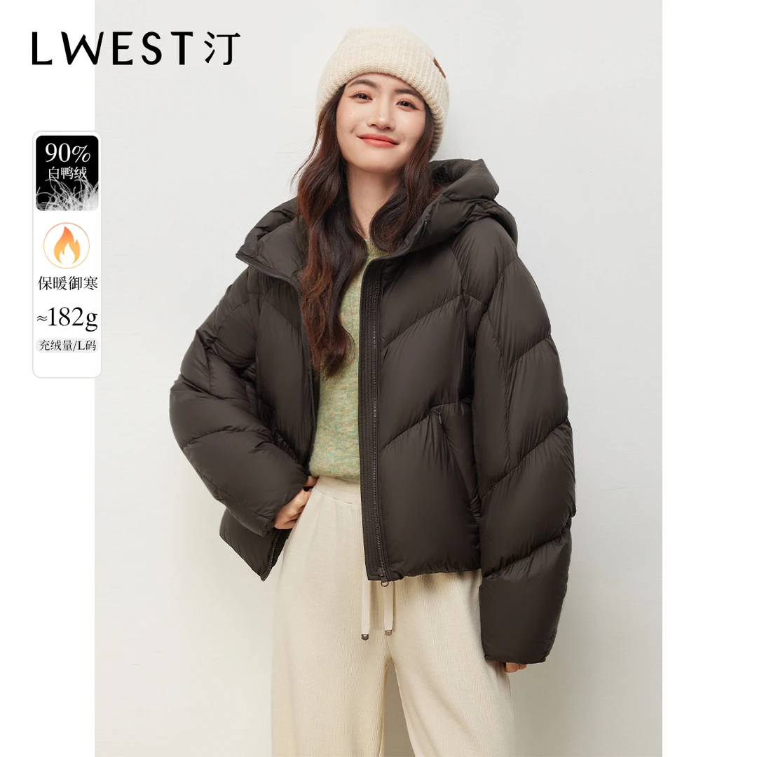 【辛小北专属】朗文斯汀高级感小个子连帽羽绒服DTMA4509C12861