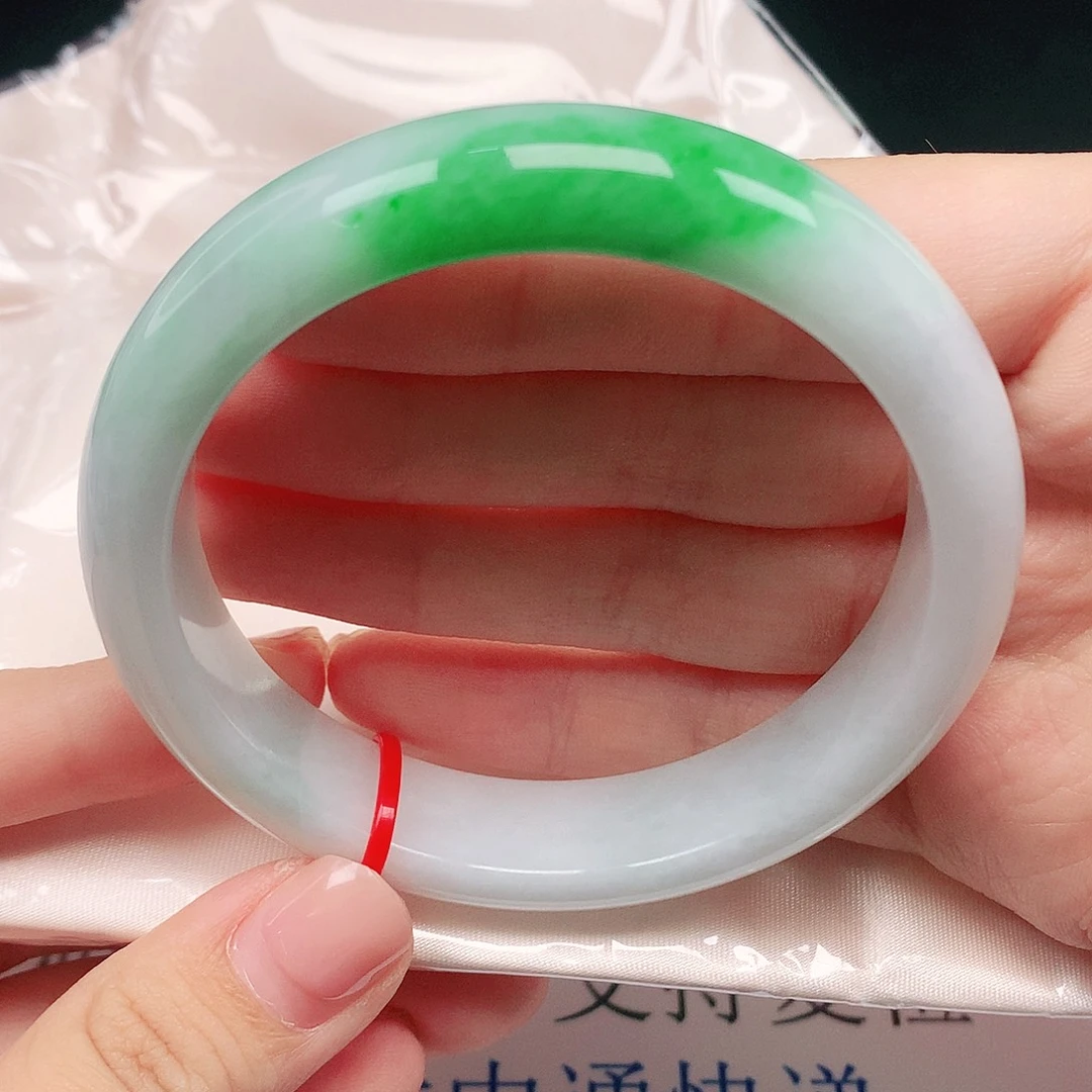 童***语未镶嵌手镯翡翠58圈0504