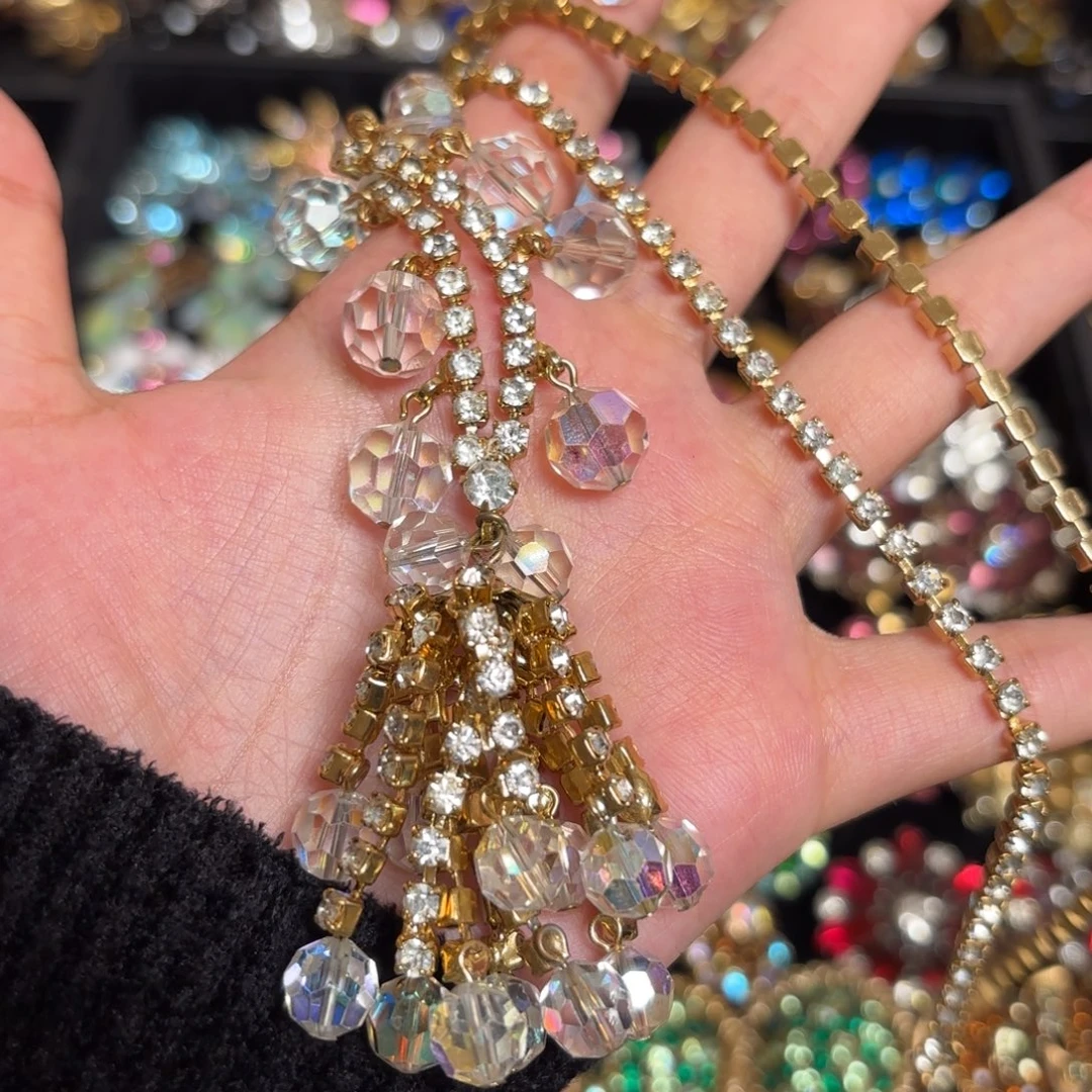 合成碳硅石纯铜Juliana项链