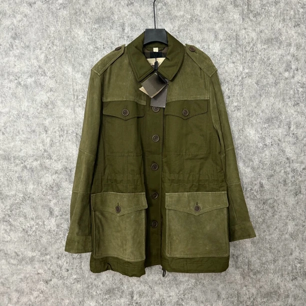 未使用 BURBERRY/博柏利 Burberry军绿色外套