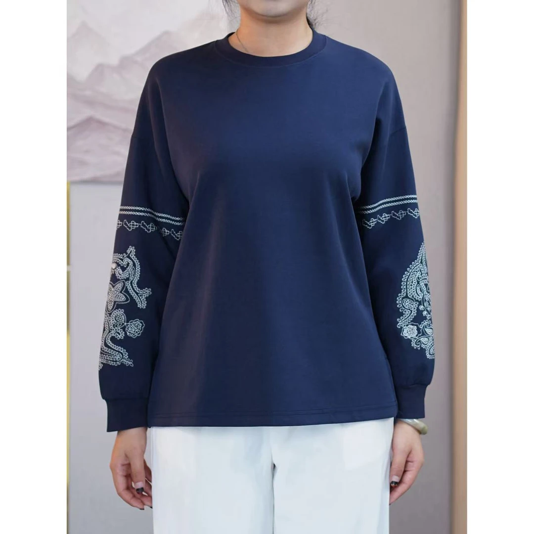 秋冬款休闲减龄卫衣洋气质百搭上衣微胖妹妹大码女装保暖显瘦衣服