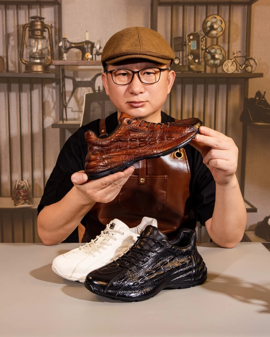[刚哥手工男鞋] 马臀皮男鞋A915新款固特异全包底手工