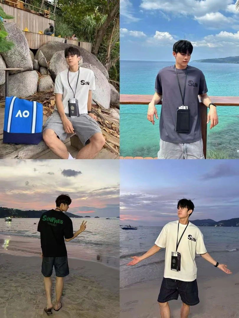 【NO退NO换】十三行男装 美式复古宽松休闲短袖T恤男9972