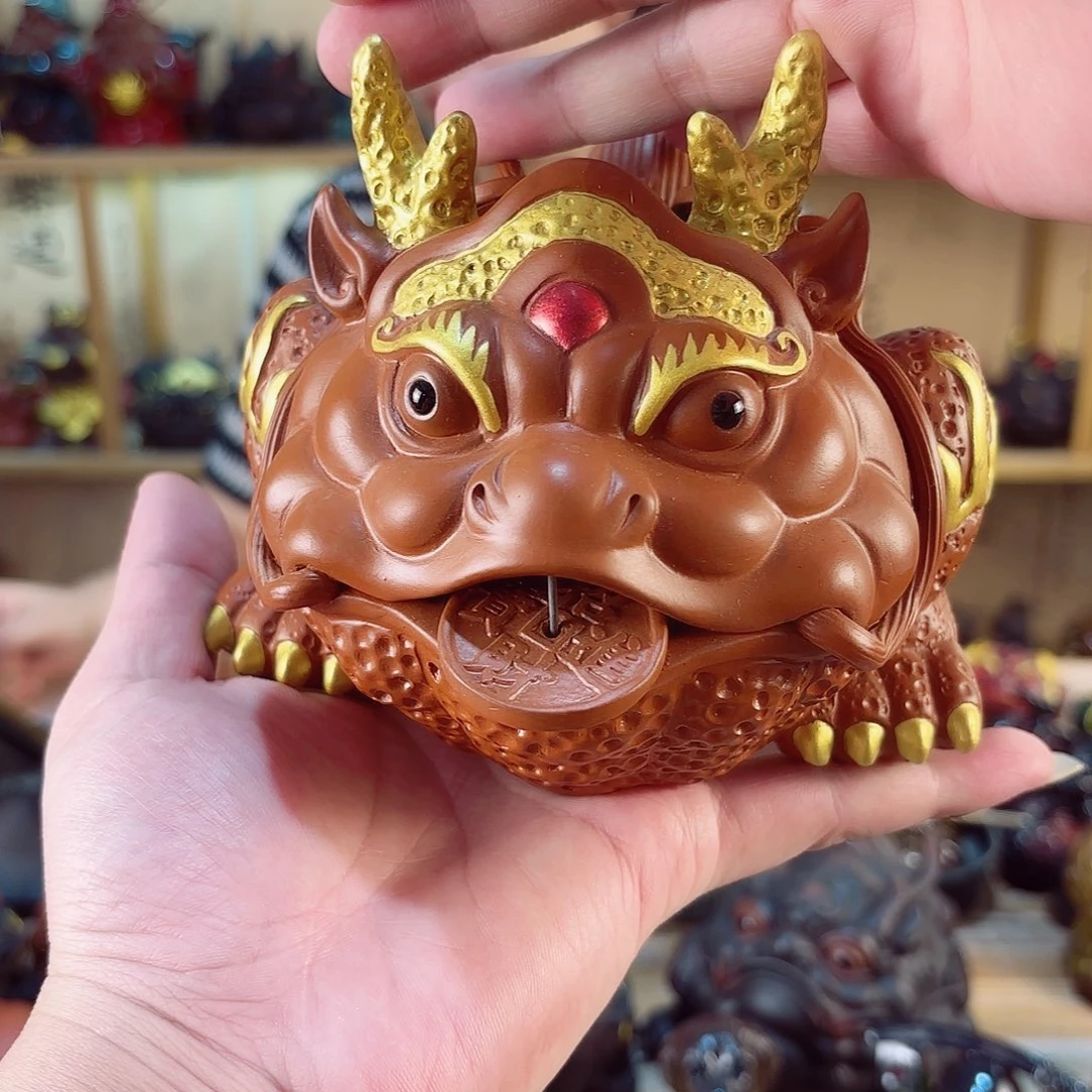 茶宠紫砂紫陶树脂茶宠摆件