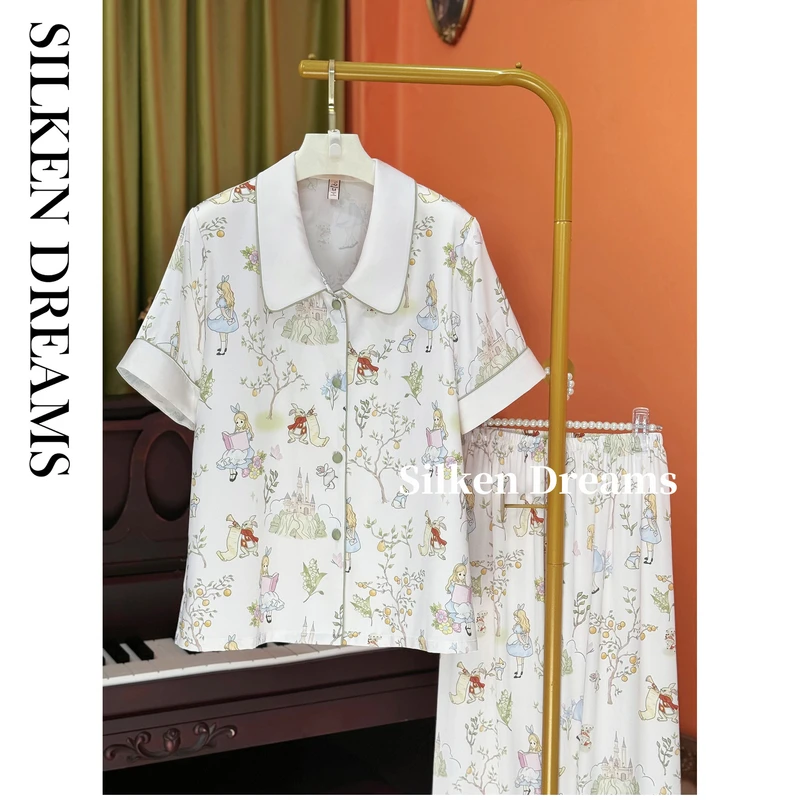 【爱丽丝｜梦游仙境】（带胸垫）夏季时尚潮流可外穿睡衣家居服套装6