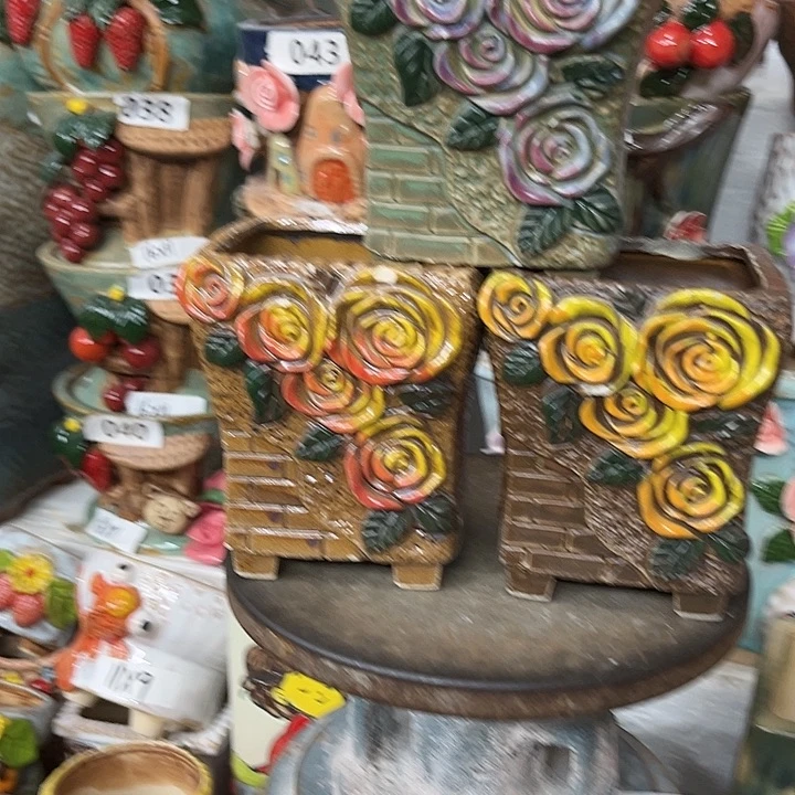 花盆紫砂粗陶材质多肉花盆