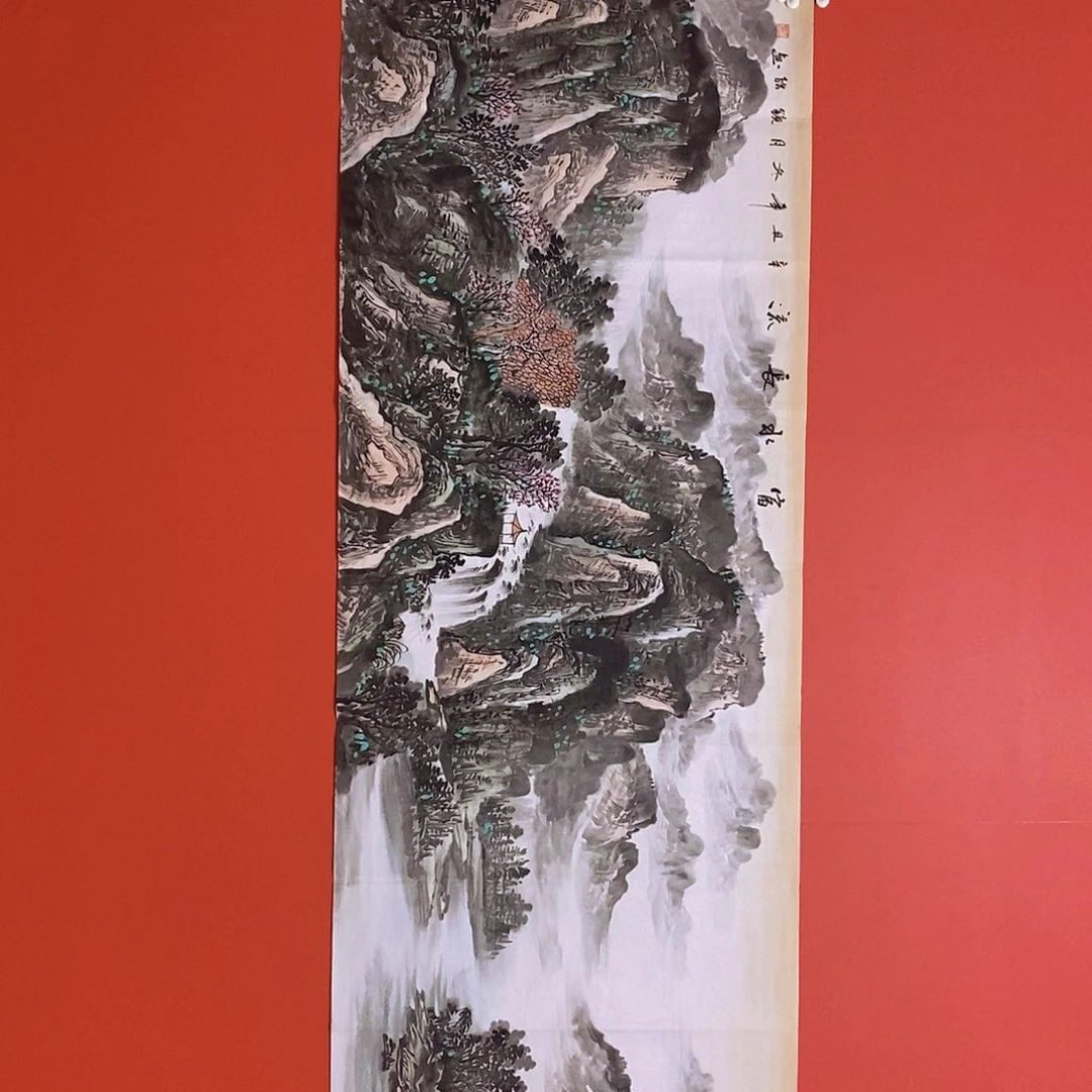 国画山水花鸟国画作品