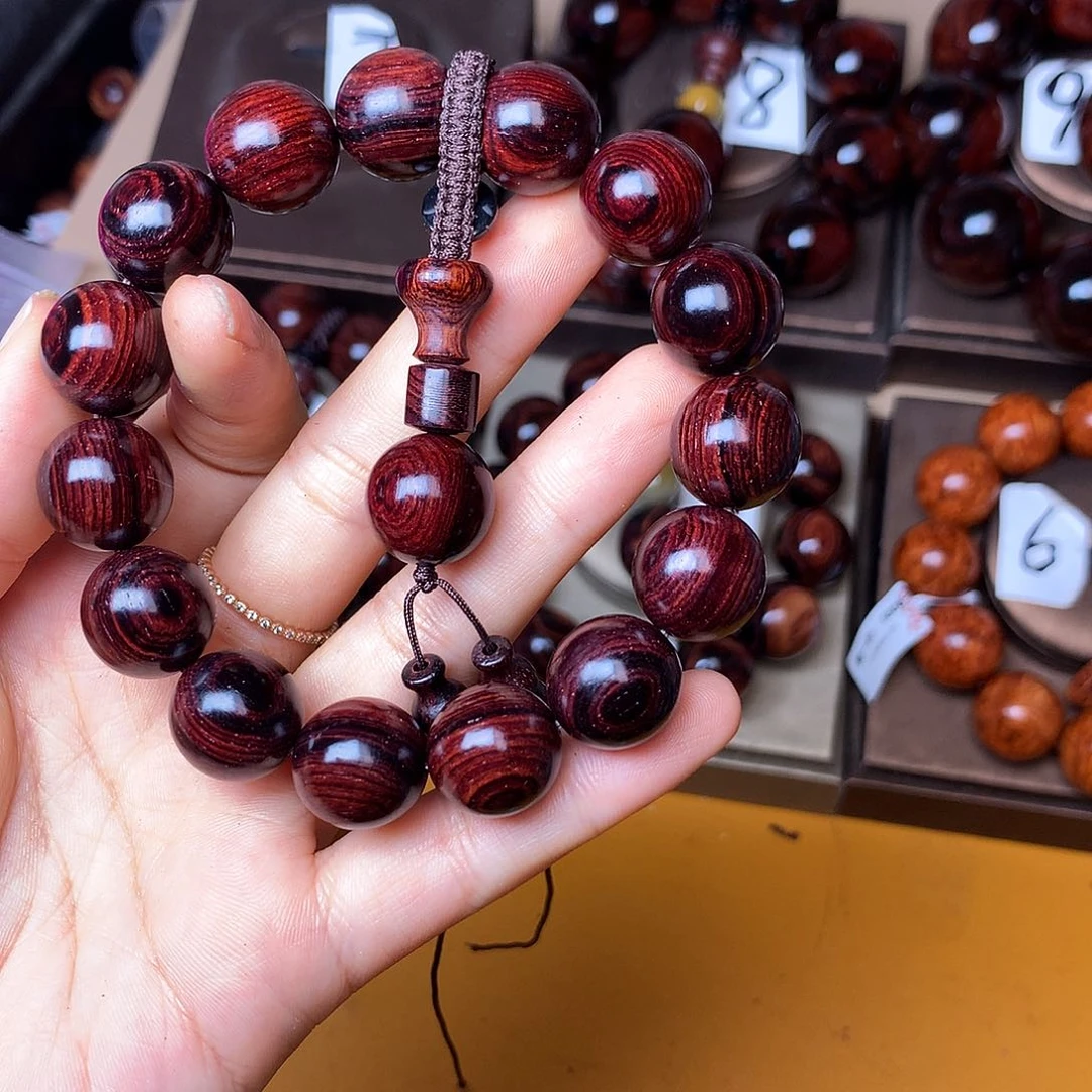 花梨木类手串/手链高货瘤疤老料土埋料1.5