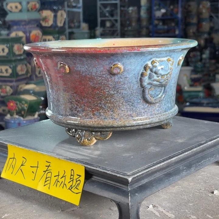 一风堂石湾花盆 内21*10
