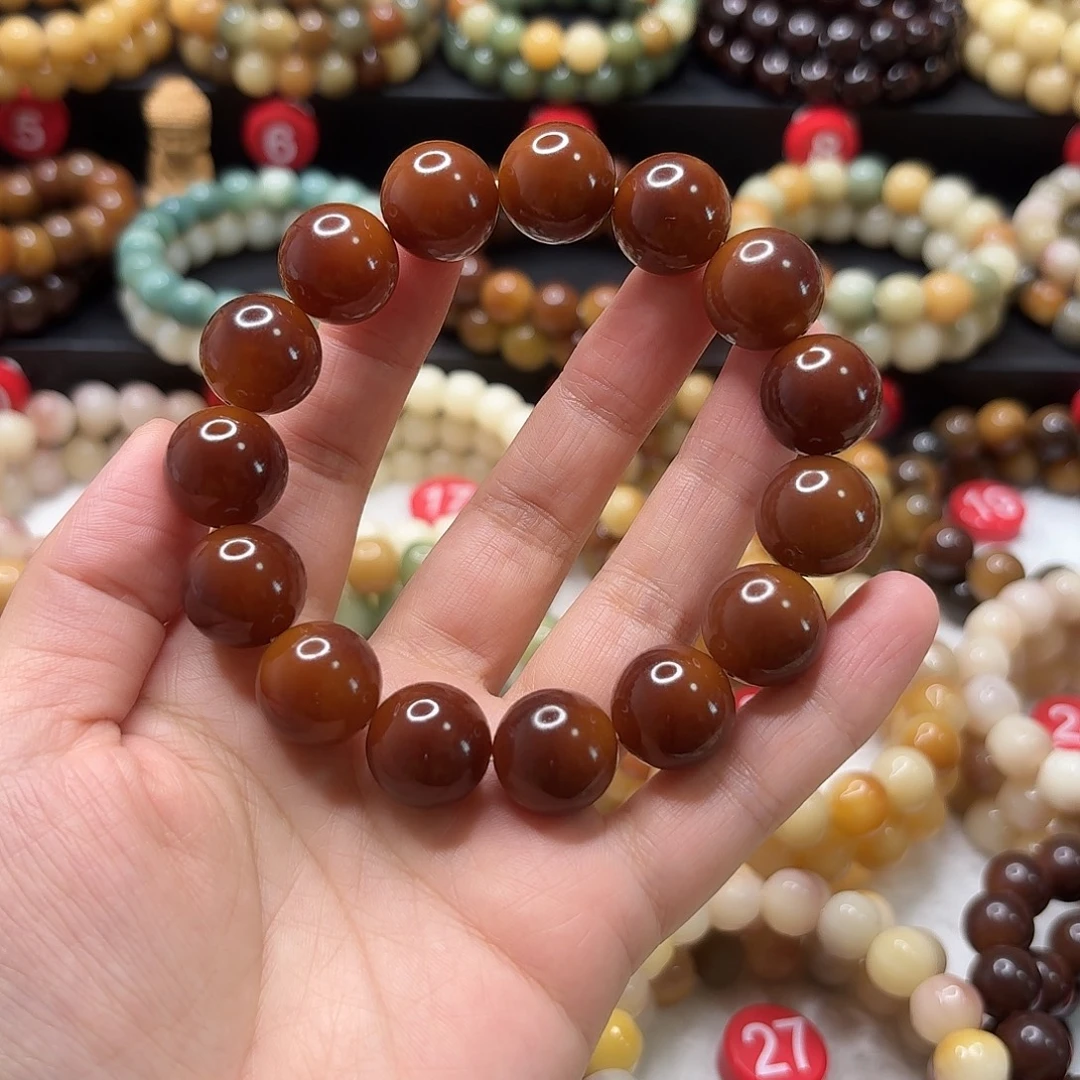 九***画菩提根/象牙果手串