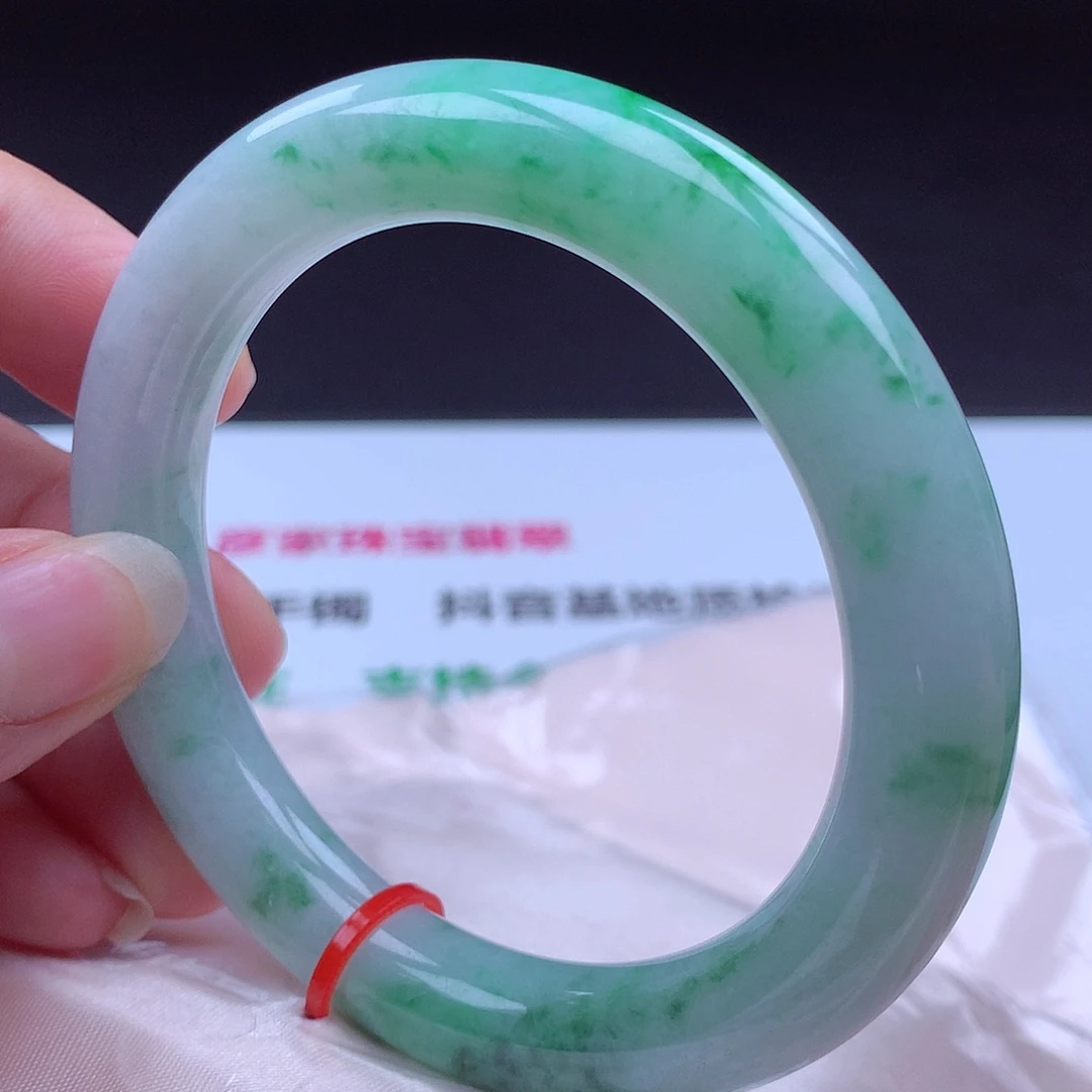 翡翠未镶嵌手镯手镯001901