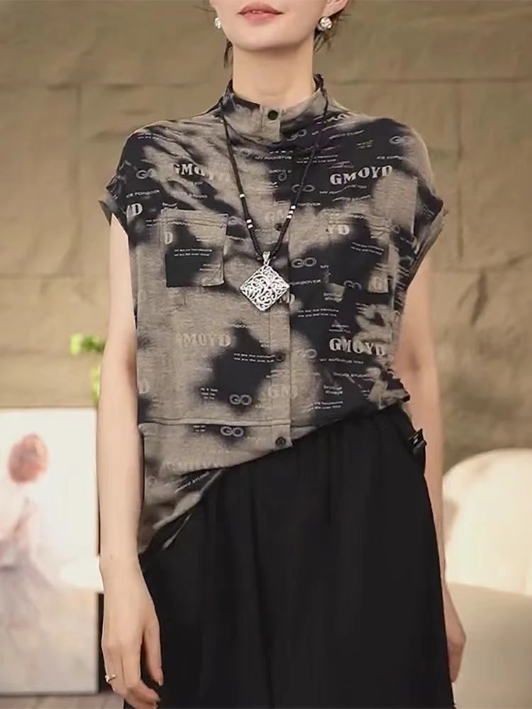 8122复古设计短袖