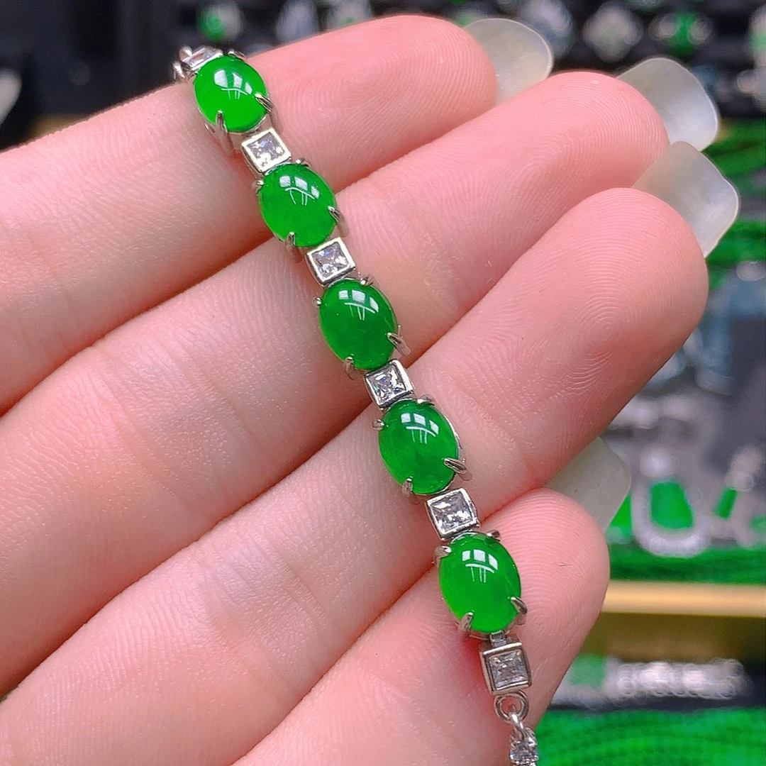 未镶嵌手链翡翠天然