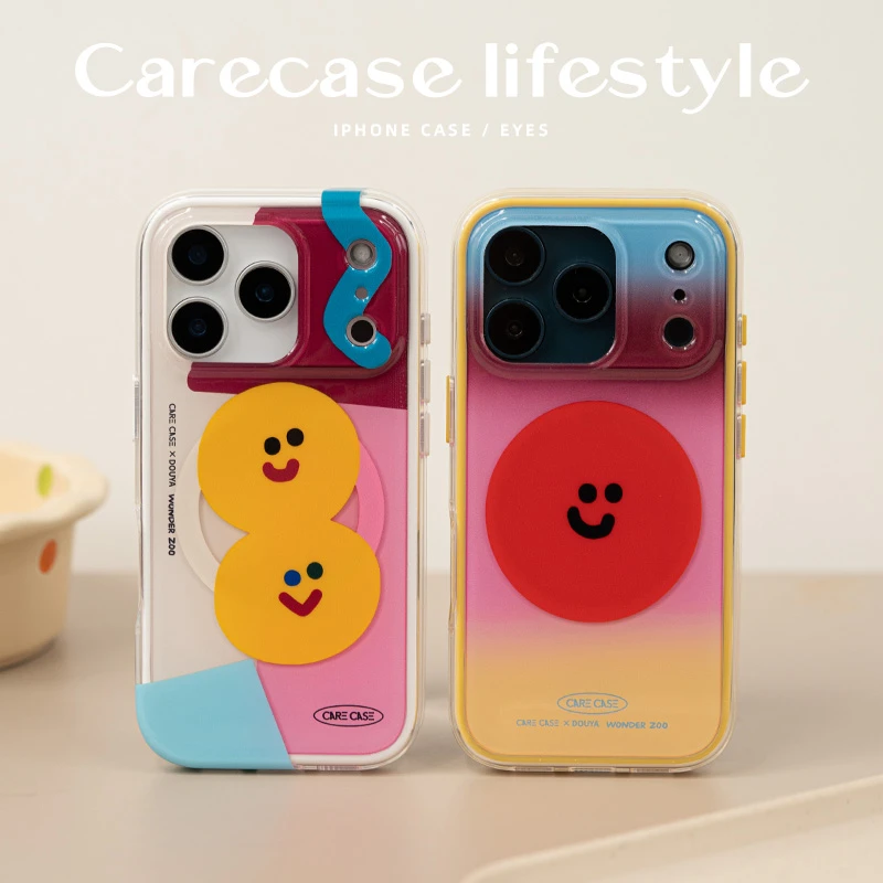 CARECASE 小双黄/小落日手机壳 适用于iPhone17 16 15 14 ProMax