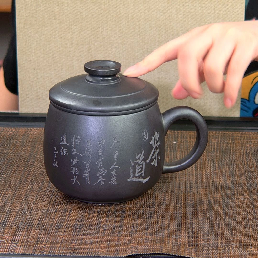 茶杯紫砂高货放漏