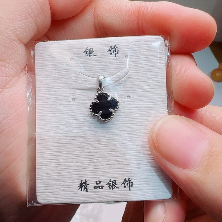 银S925镀金镶嵌天然锆石挂件