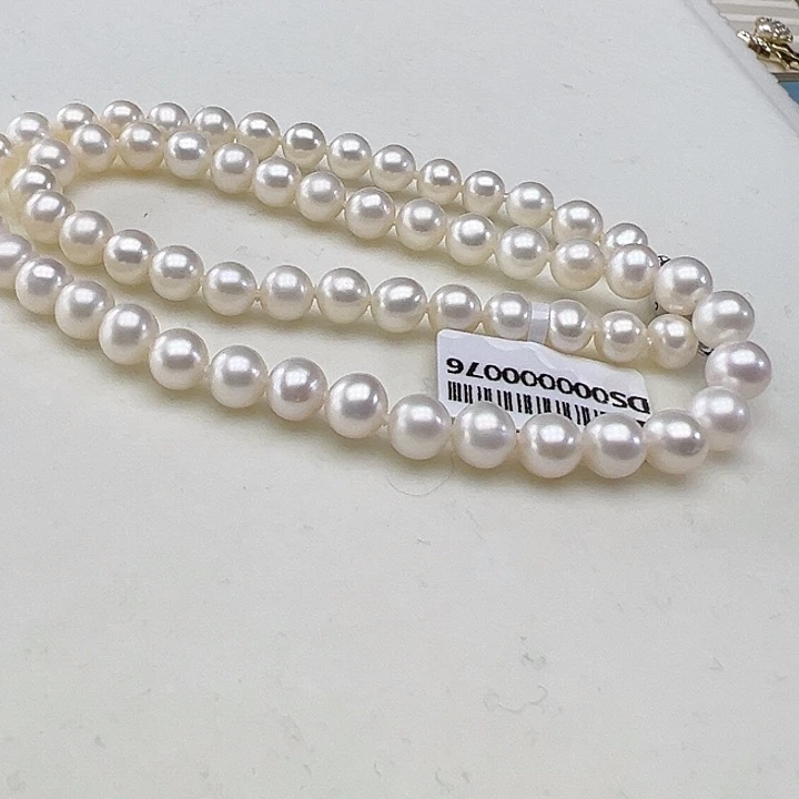 银S800镀金镶嵌淡水珍珠颈饰➕6.7