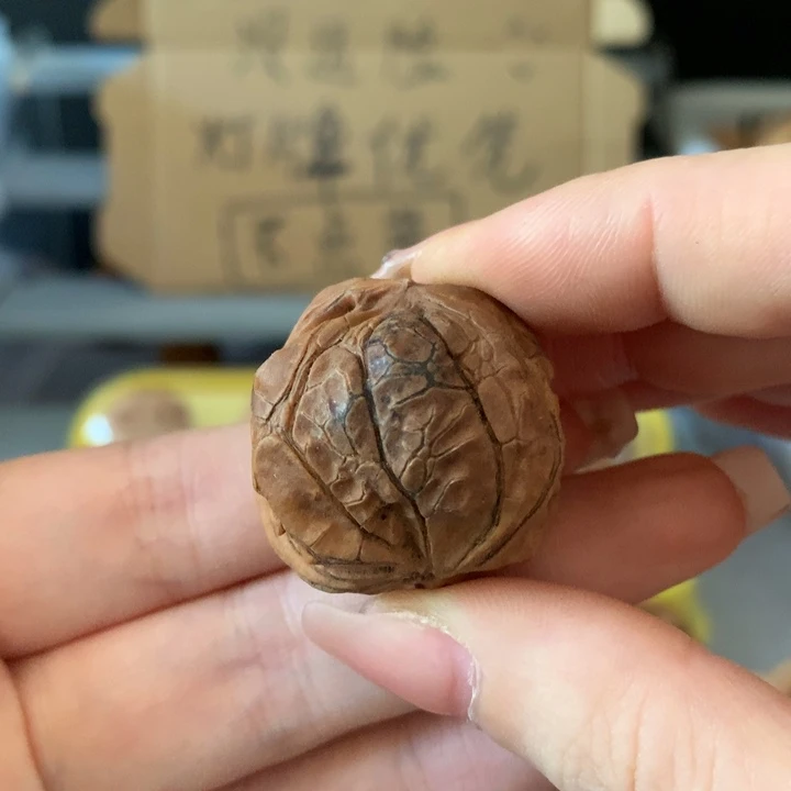 刚***好吊坠文玩核桃异形单只，有瑕疵