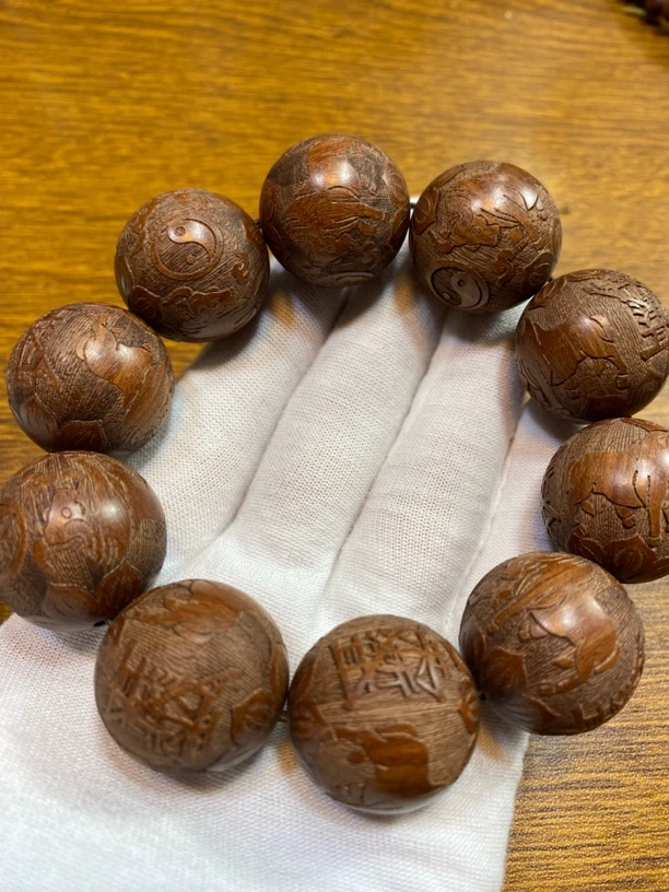 霸道黑桃木手串2.5大尺寸