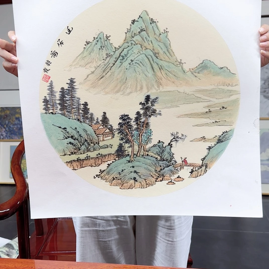 国画艺术家的作品
