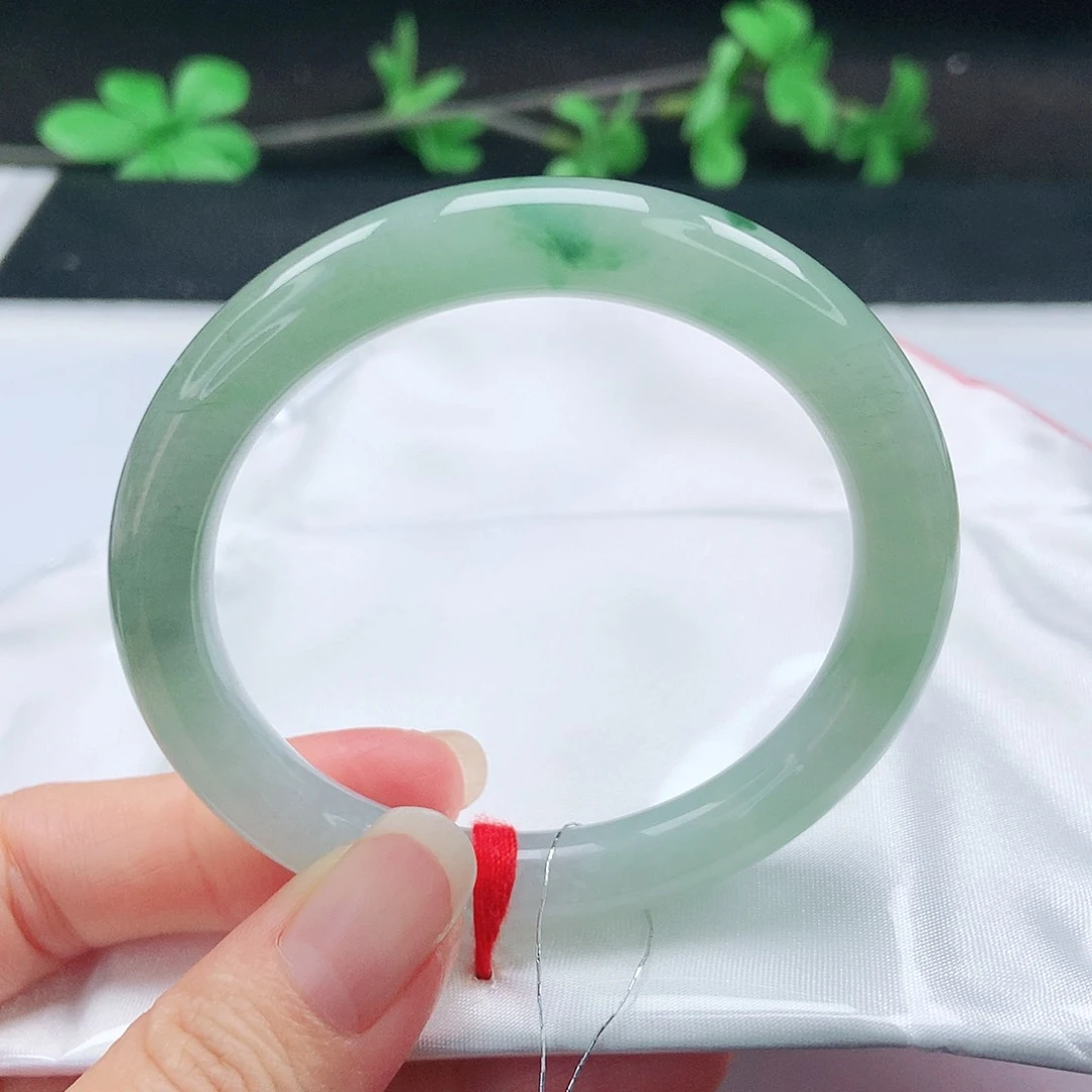 未镶嵌手镯（圆镯）翡翠53圆