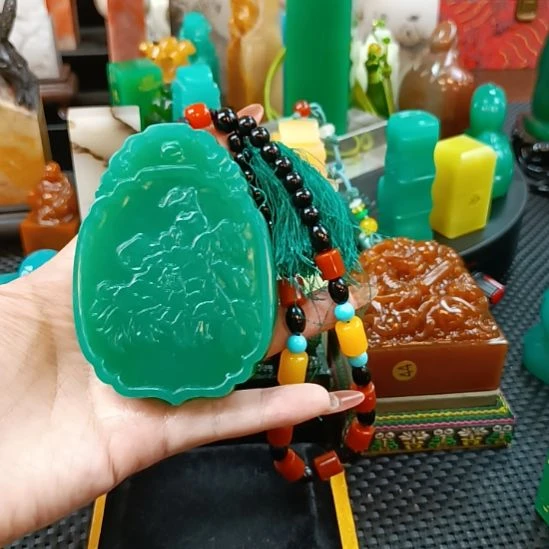 印石寿山石手把件