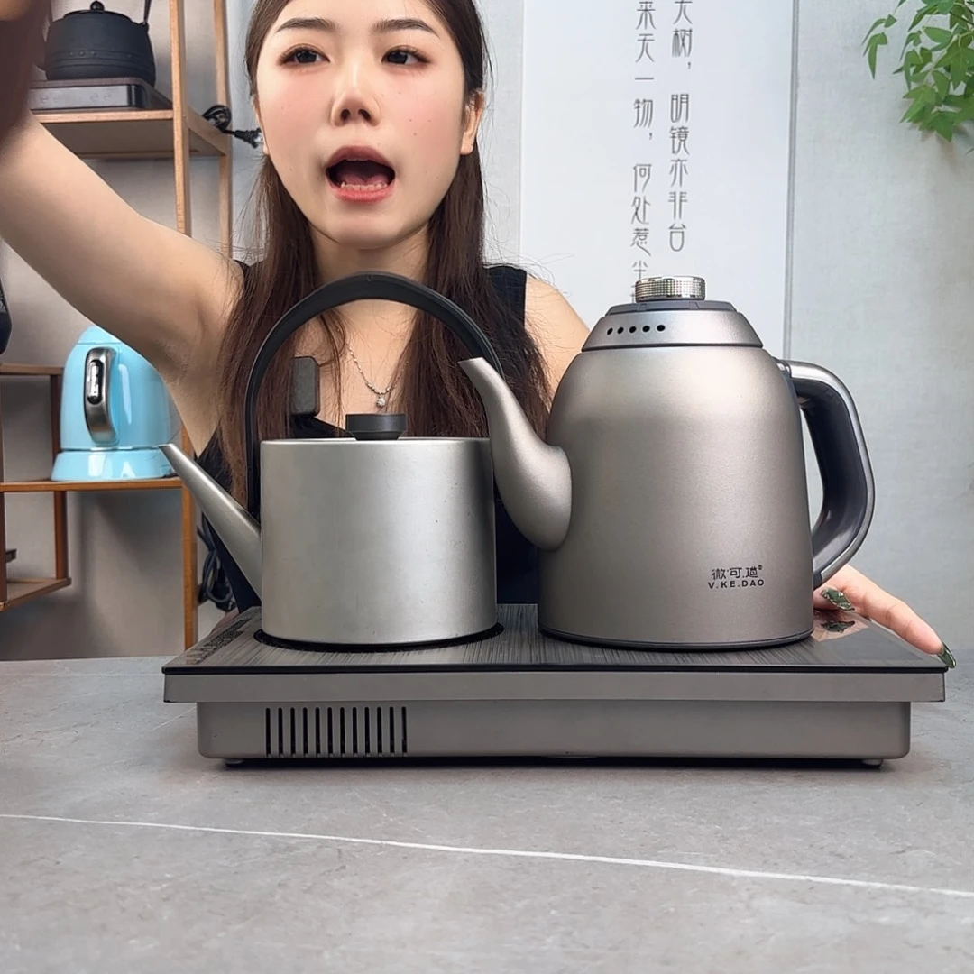 兵***礼微可道纯钛提梁壶套装