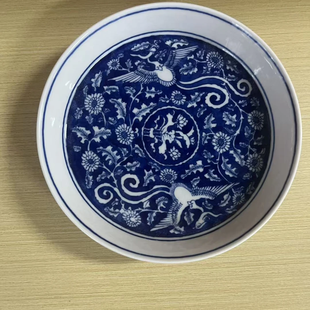 景德镇陶瓷稀土凤凰盘