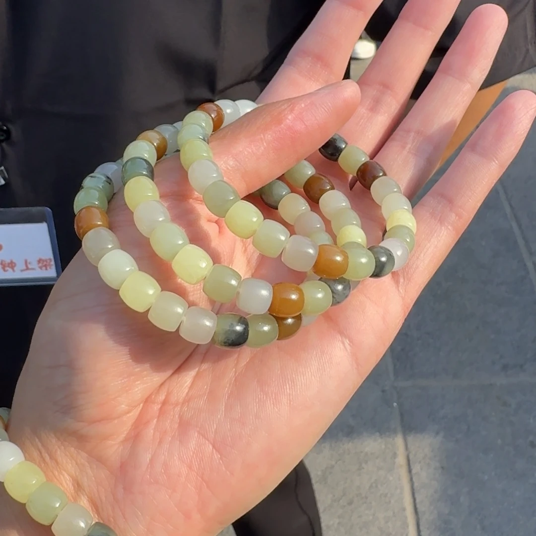 和田玉未镶嵌颈饰427可可卡8左右多样性拍一发一