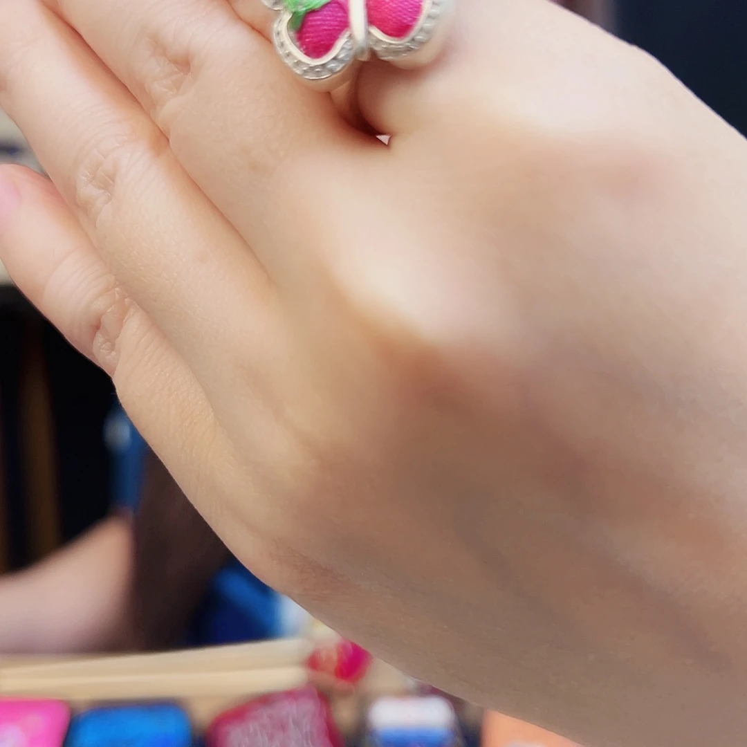 黄铜925银布艺手工刺绣