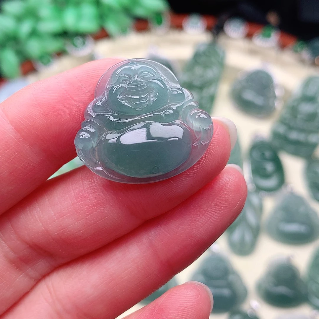 翡翠未镶嵌颈饰吊坠