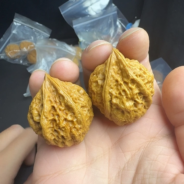 把件文玩核桃38号三棱佛肚3436尺