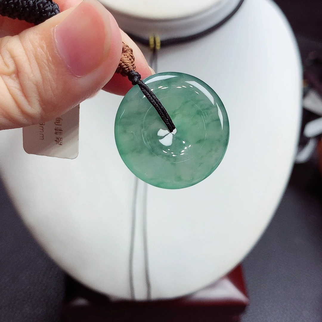 颈饰未镶嵌翡翠编号39，24.5/4.8