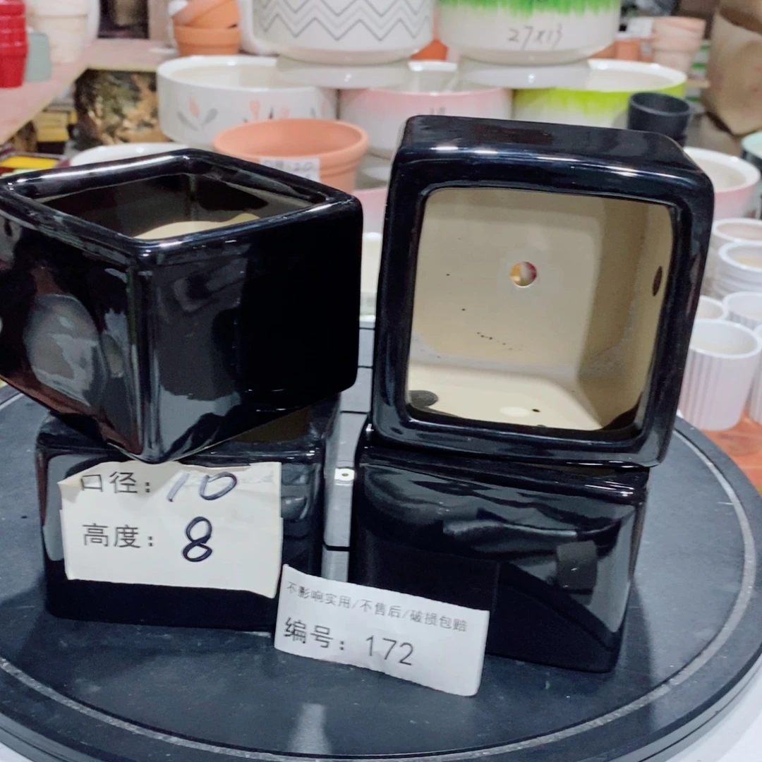 微瑕花盆-172-口10×8-4个