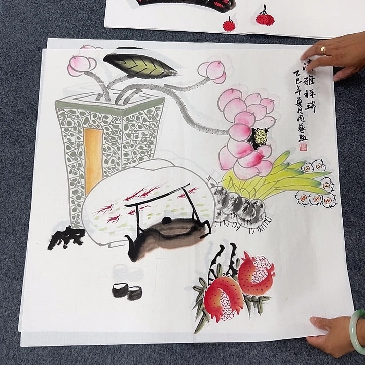 国画XD精品国画作品单幅任发