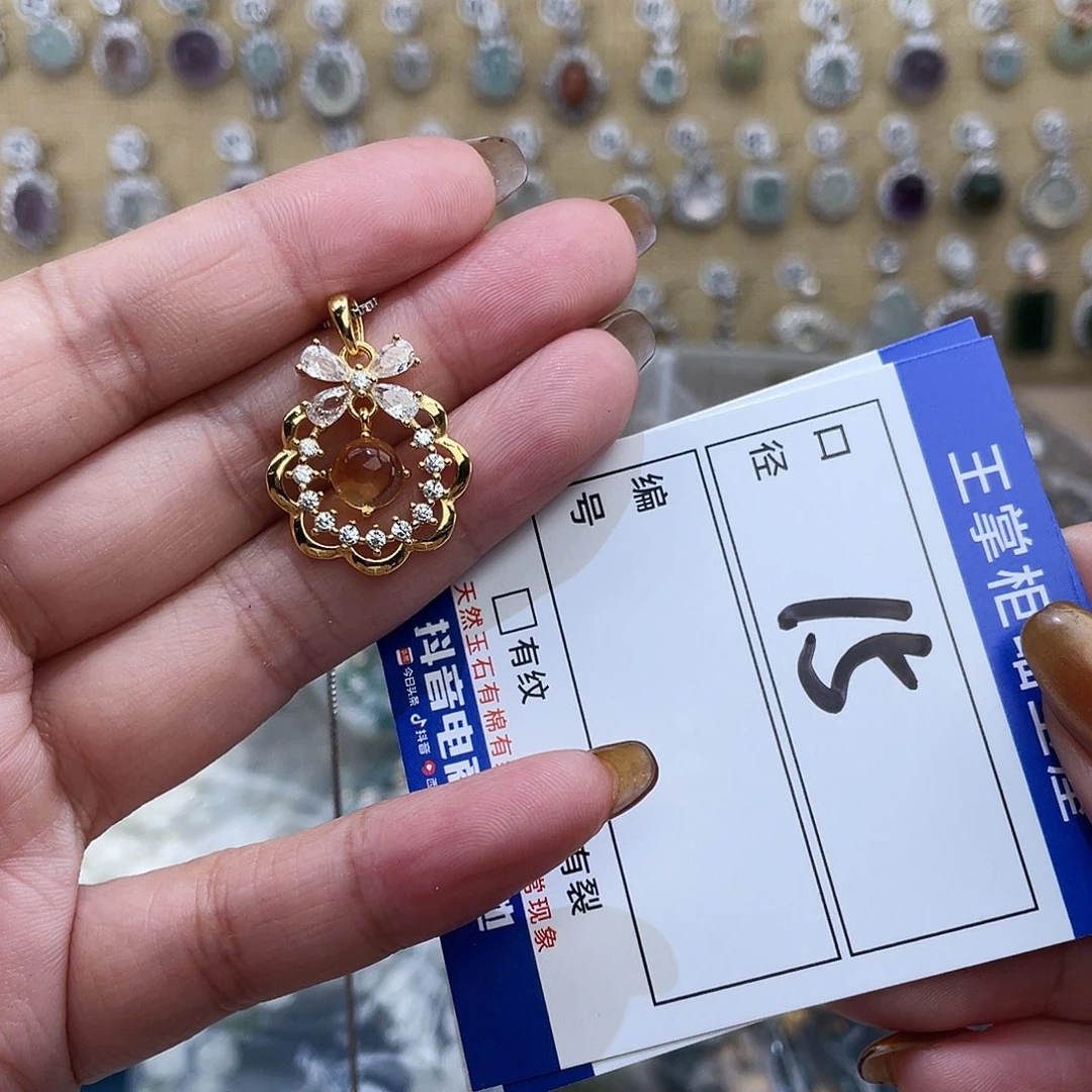 银S925镶嵌水晶颈饰