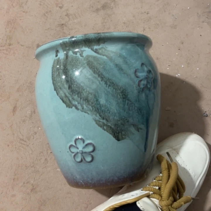 花盆紫砂口径19高度21一只小瑕疵