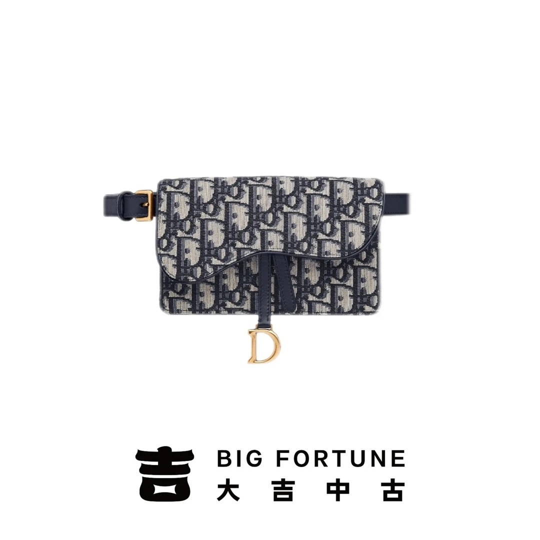 99新 DIOR/迪奥 大吉中古3/Dior迪奥二合一腰包