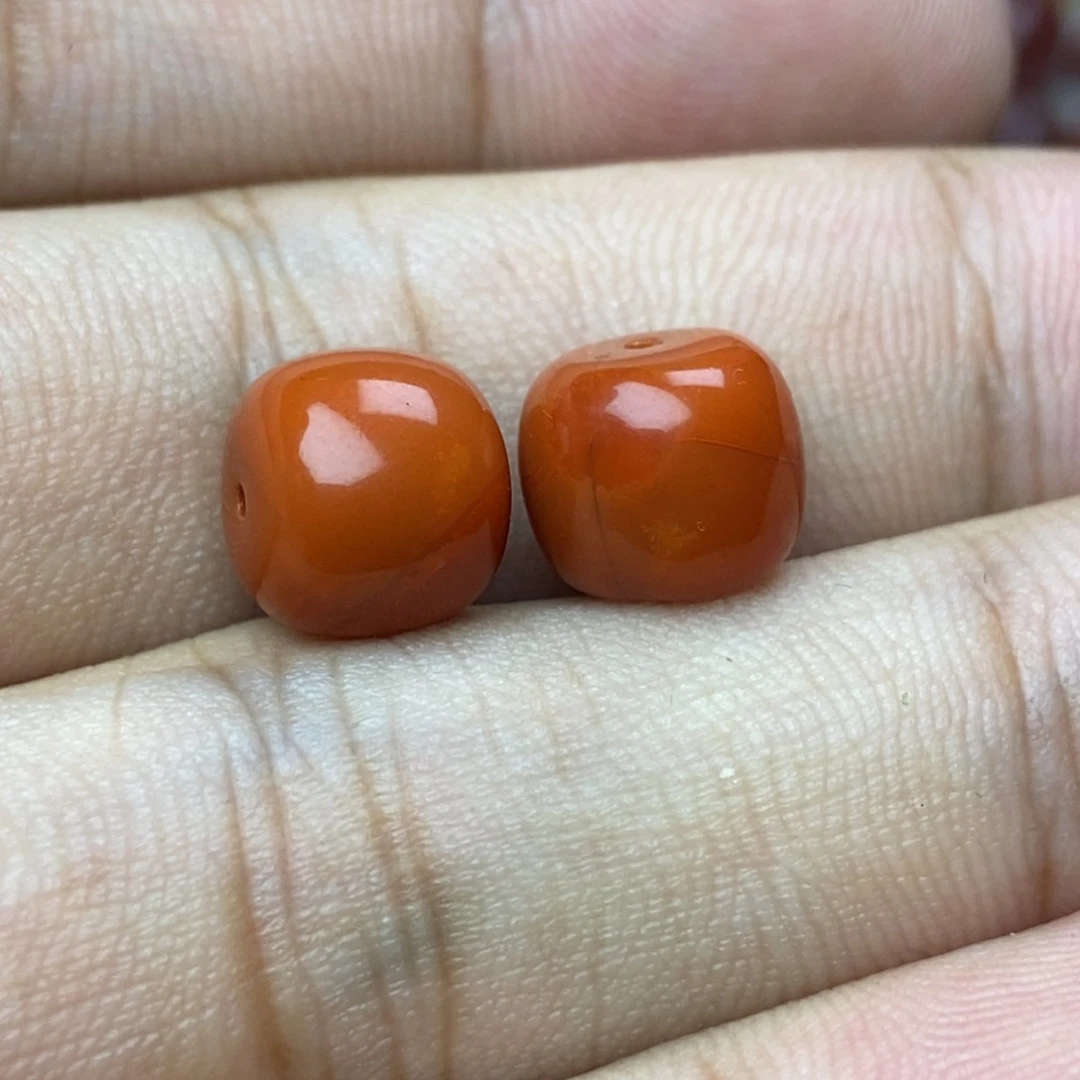 ꧁***꧂南红玛瑙未镶嵌配饰有瑕疵