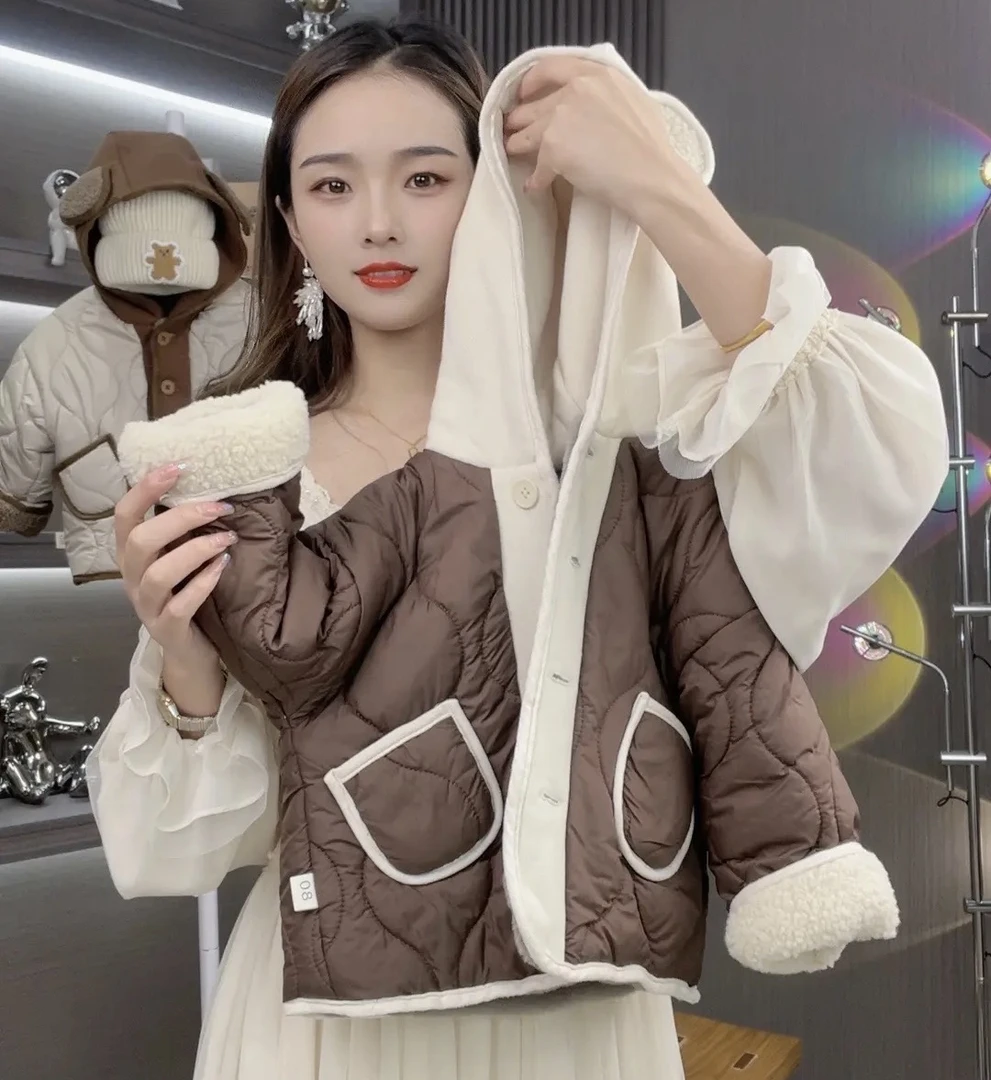 男童冬季棉衣2024新款洋气可爱宝宝秋冬夹棉外套婴儿小童棉袄衣服