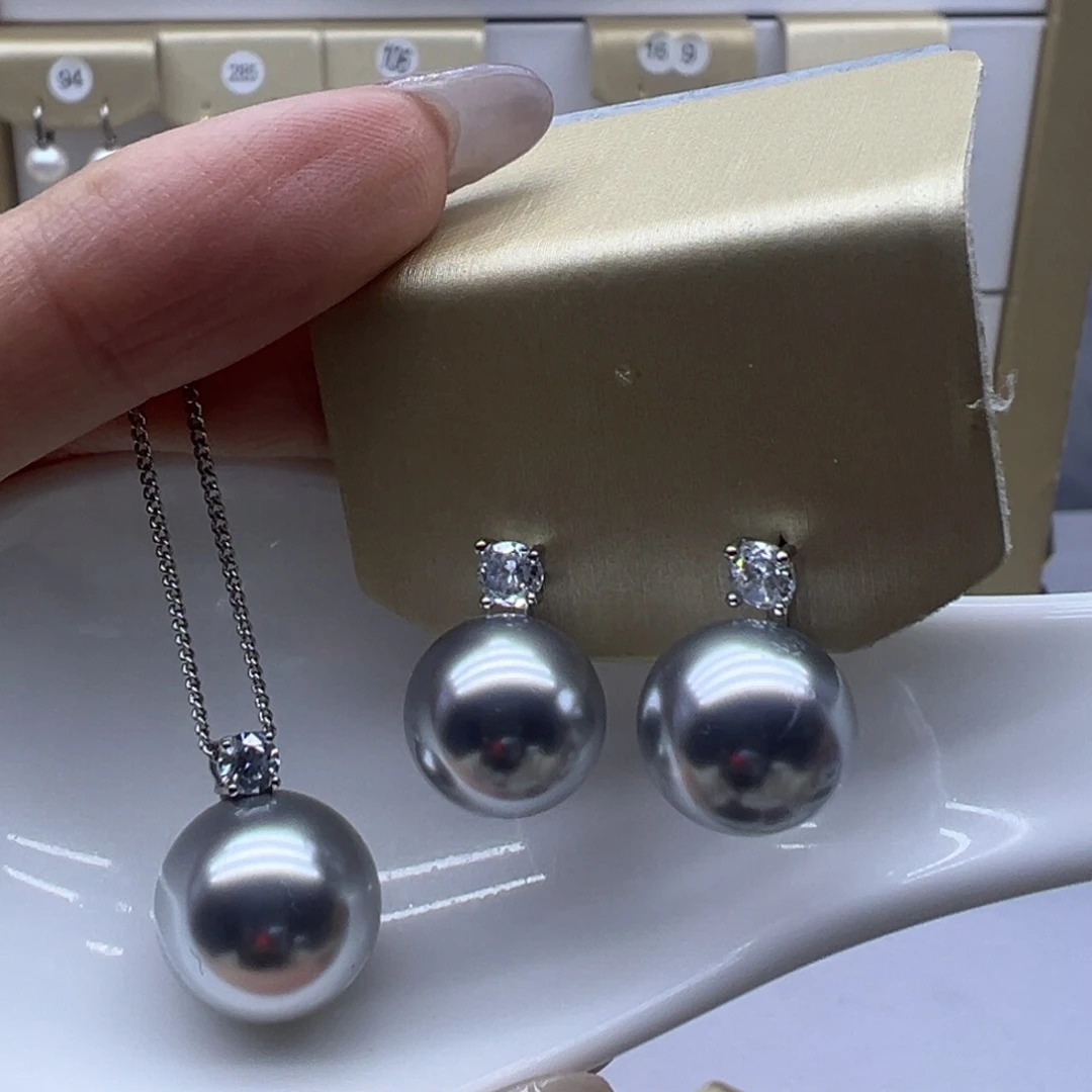 吊坠(赠链)海水珍珠18K金镶嵌